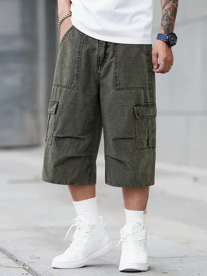 Vida shorts för herr med cargofickor